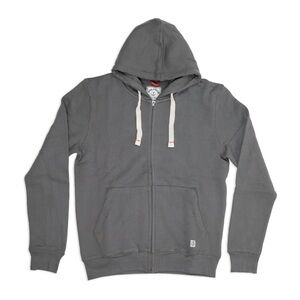 NWOT Iron & Resin Zip Up Million Mile Hoodie in Charcoal
